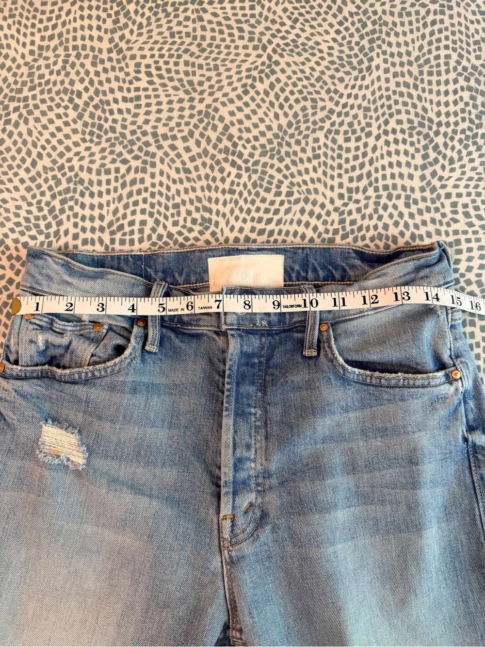 MOTHER Tomcat Straight-Leg Distressed Jeans (Size 29 - runs small) - Picture 9 of 16